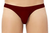 Maroon Micro Modal Low waist Bikini Briefs for men maroon