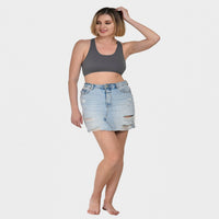 Buy Bruchi Club Grey Racerback Sports Bra online in India