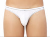 Men White Bikini Briefs
