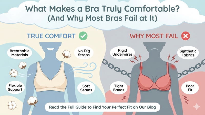 What Makes a Bra Truly Comfortable (And Why Most Bras Fail at It)- b