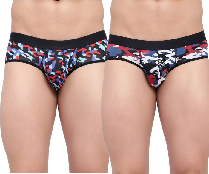 Antimicrobial Bamboo modal Printed Gen Z Briefs for Men Pack of 2