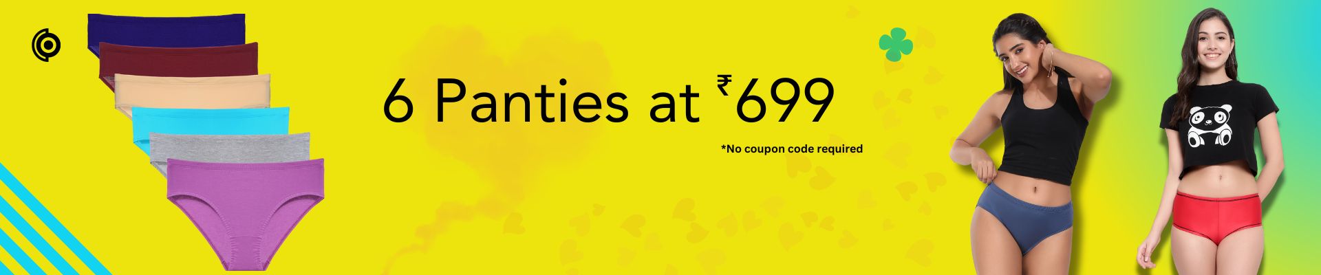 Buy 6 Panties in 699