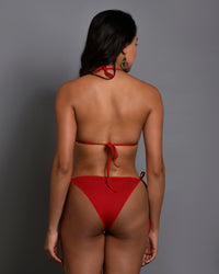 Buy Women Red Anti Bacterial Bamboo Lingerie Set Online in India 
