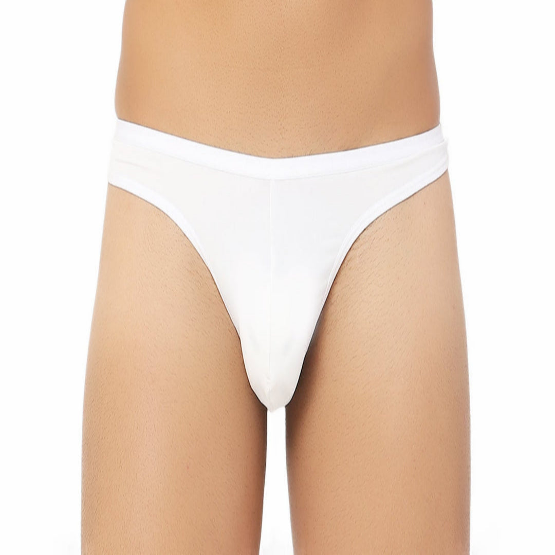 Buy Micro Modal White Thong for Man online in india 
