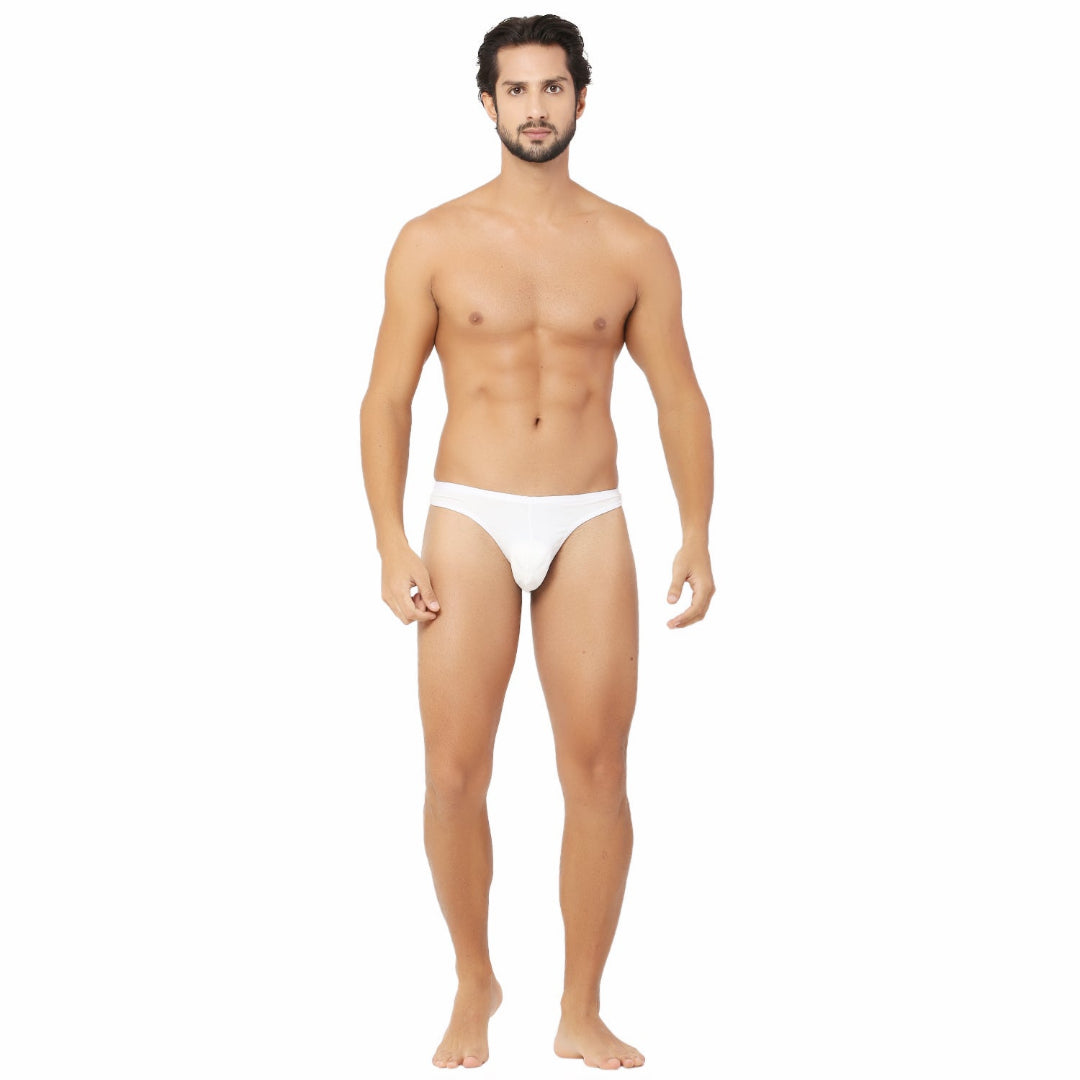 Buy Micro Modal White Thong for Man online in india 