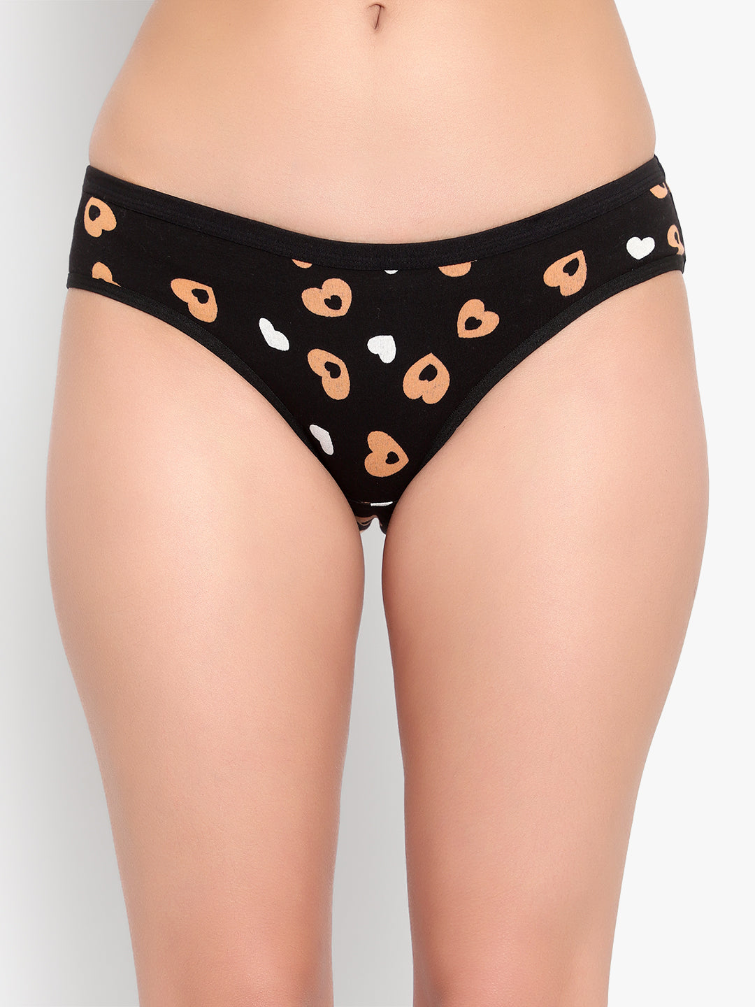Black Printed women panty