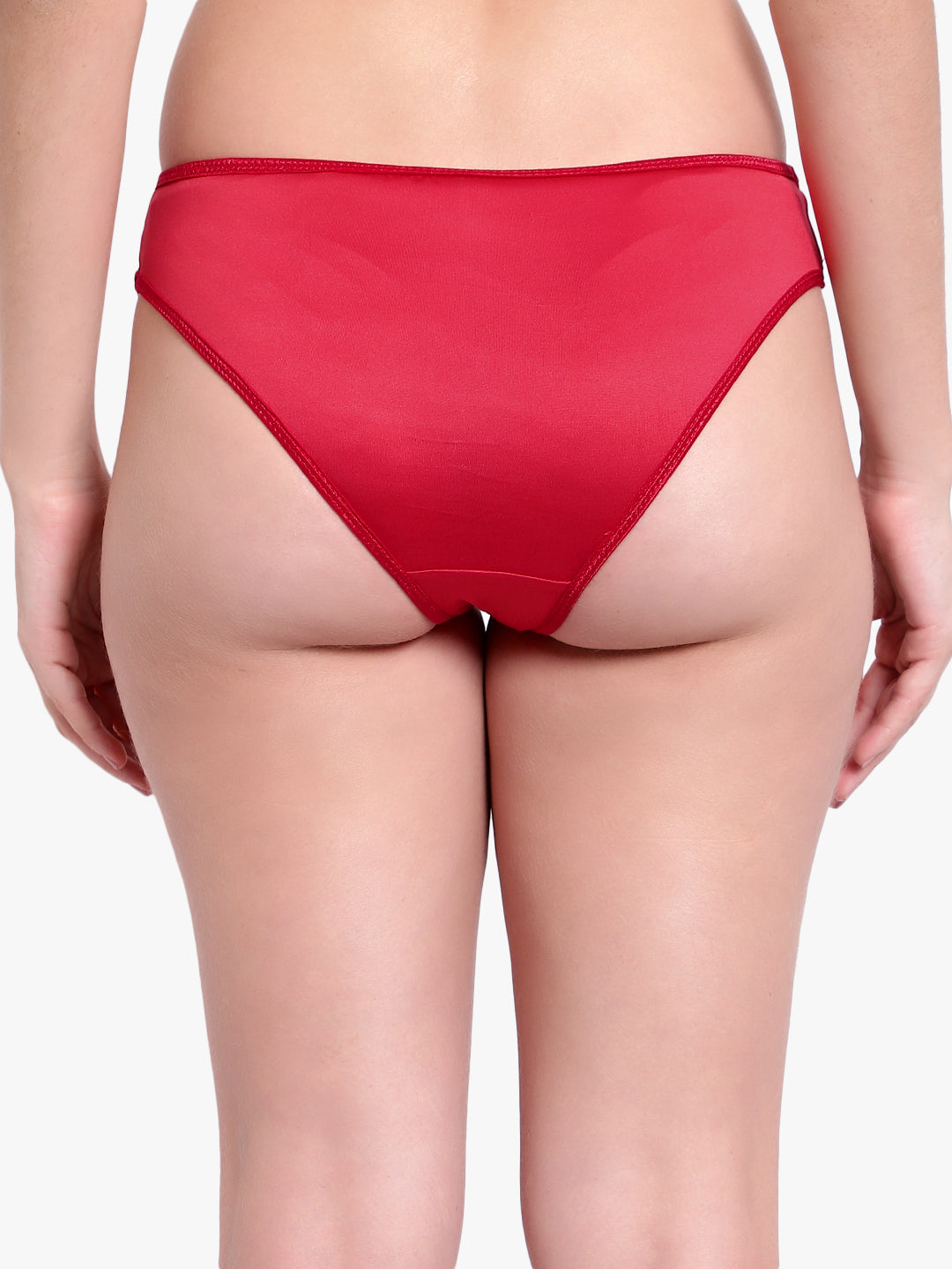 Red Polymide Panty for women
