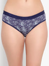 Navy Printed Women Panty