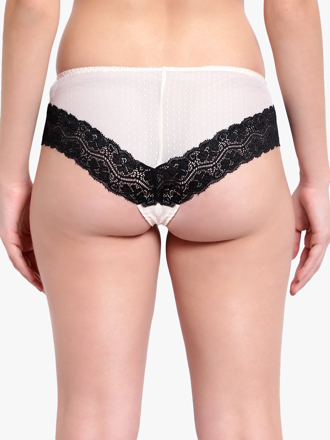 Nude Black Lace panty for women