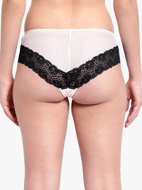 Nude Black Lace panty for women