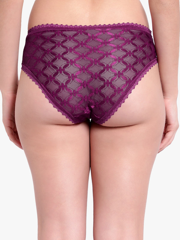Purple Hipster women Briefs