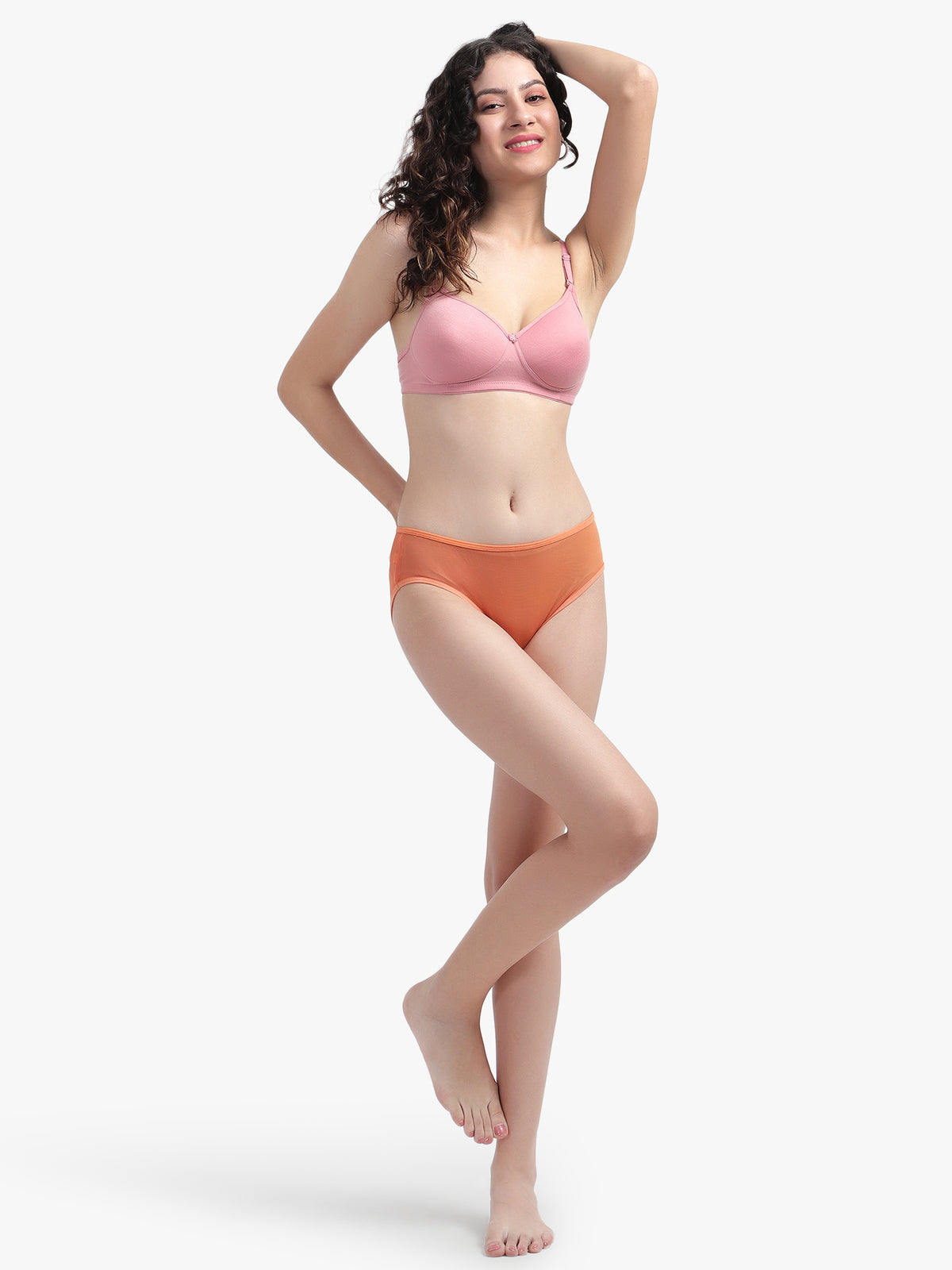 Air Mesh see through Orange panties for women