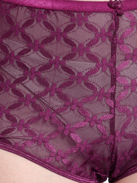 Purple Lace Panty for women