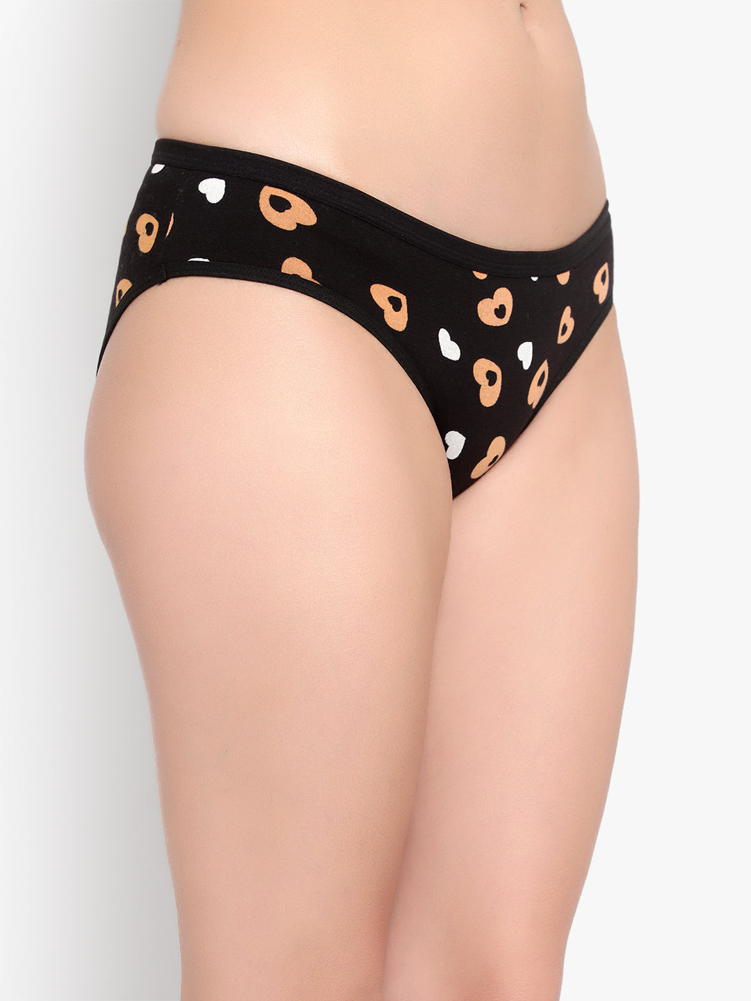 Black Printed women panty