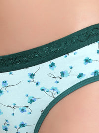 Green Printed Panty