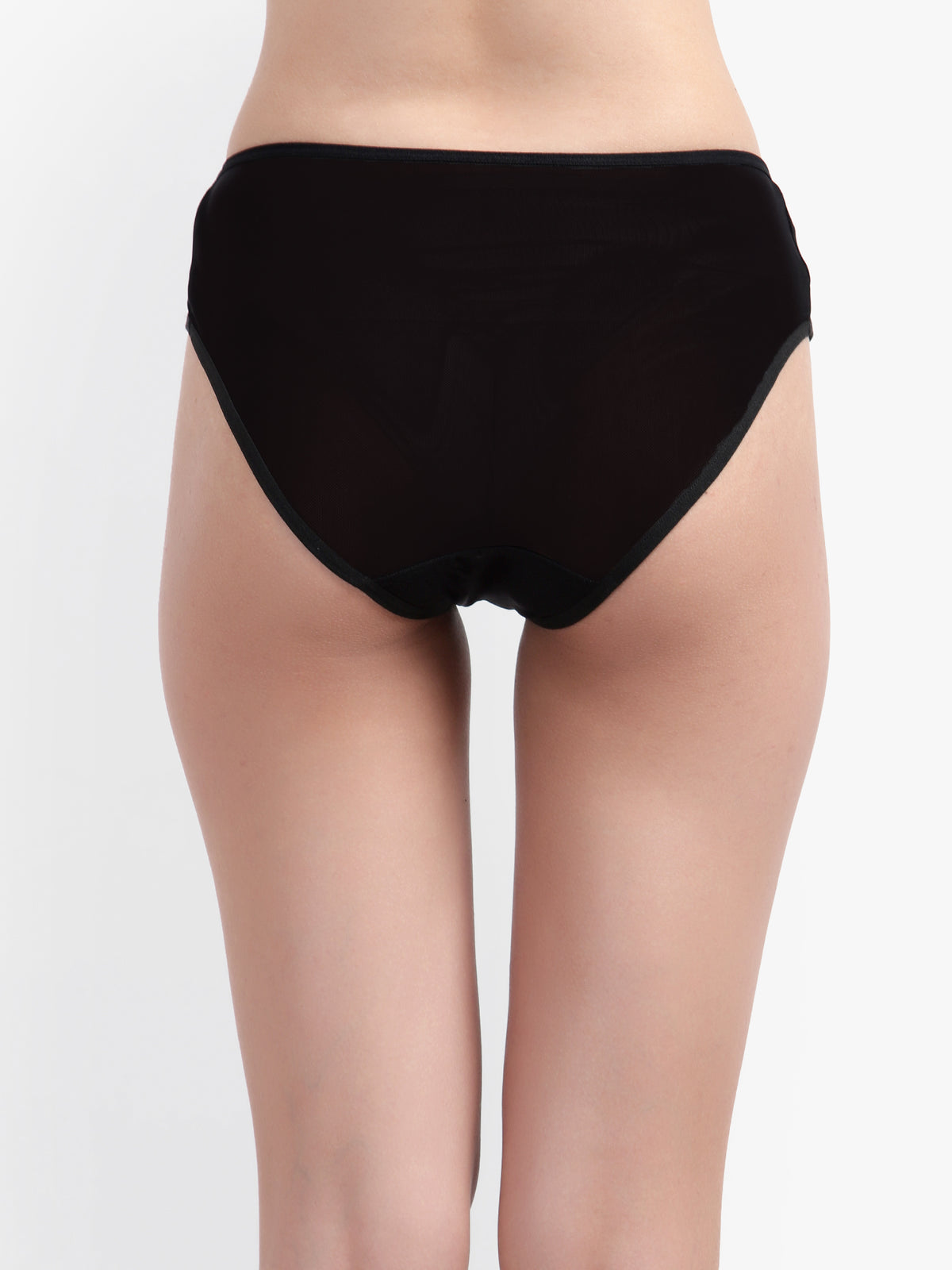 Air Mesh see through Black panties for women