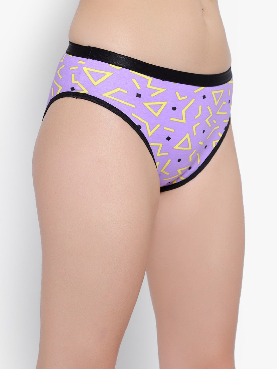 Purple Printed Women Panties