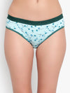 Green Printed Panty