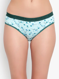 Green Printed Panty