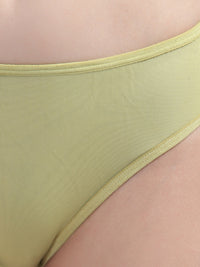 Air Mesh see through Mustered panties for women