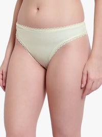 Nude Polyamide Thong panty for women