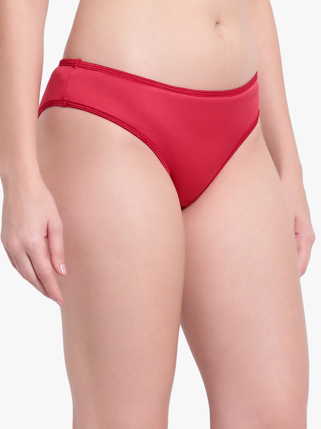 Red Polymide Panty for women