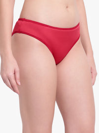 Red Polymide Panty for women