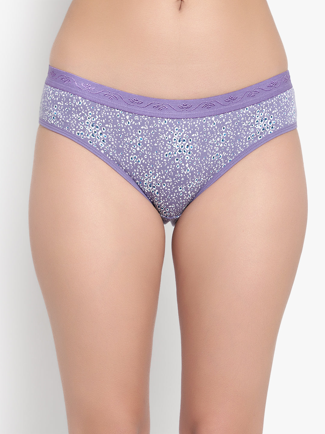 Grey Printed Women Panty