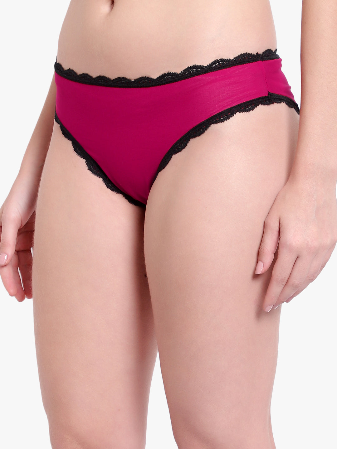 Burgendy Net Panty For women