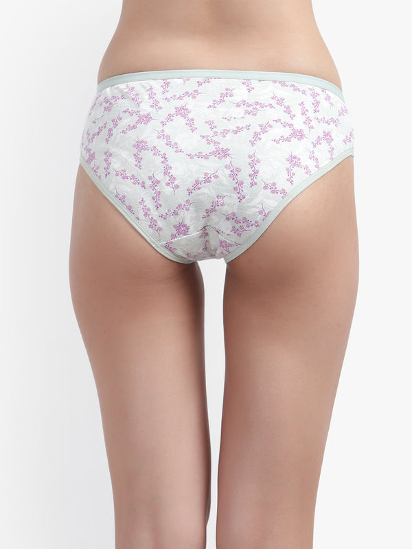 Light Green Printed Panty