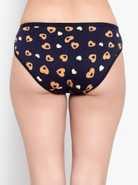 Navy Printed women Panty