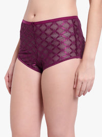 Purple Lace Panty for women