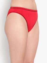 Red Women panty - No Ride Up