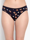 Navy Printed women Panty
