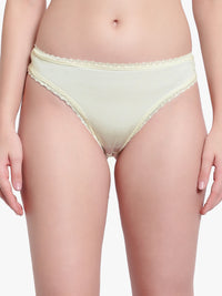 Nude Polyamide Thong panty for women