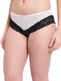 Nude Black Lace panty for women