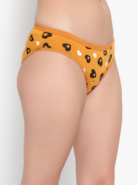 Golden Printed women Panty