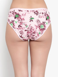 Baby Pink Printed Panty