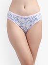Peach Printed Cotton women panty