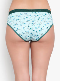 Green Printed Panty