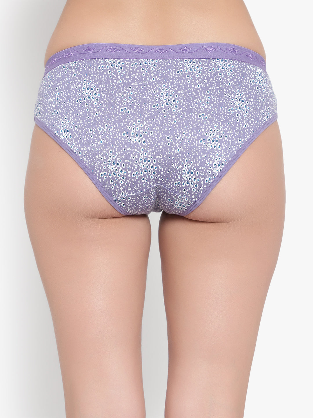 Grey Printed Women Panty