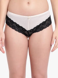 Nude Black Lace panty for women