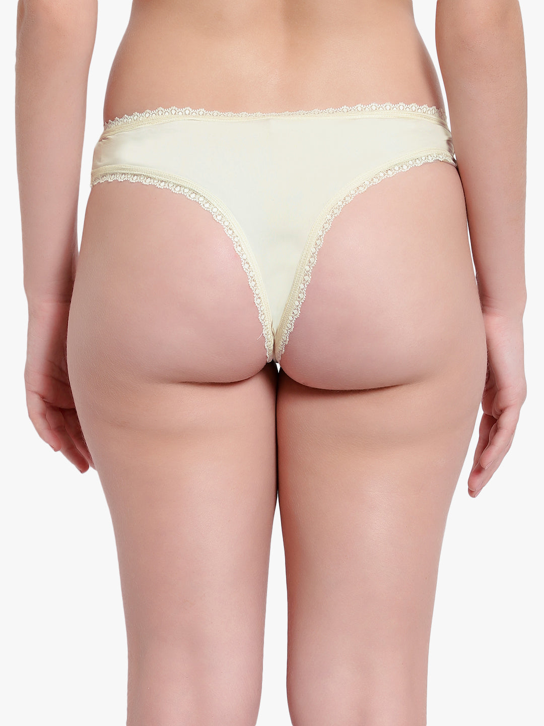 Nude Polyamide Thong panty for women