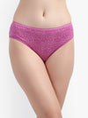 Pink Polyamide Women Printed Panties