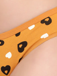 Golden Printed women Panty