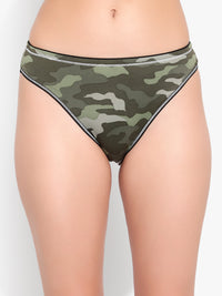 Printed Nylon women panty - No Ride Up