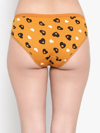 Golden Printed women Panty