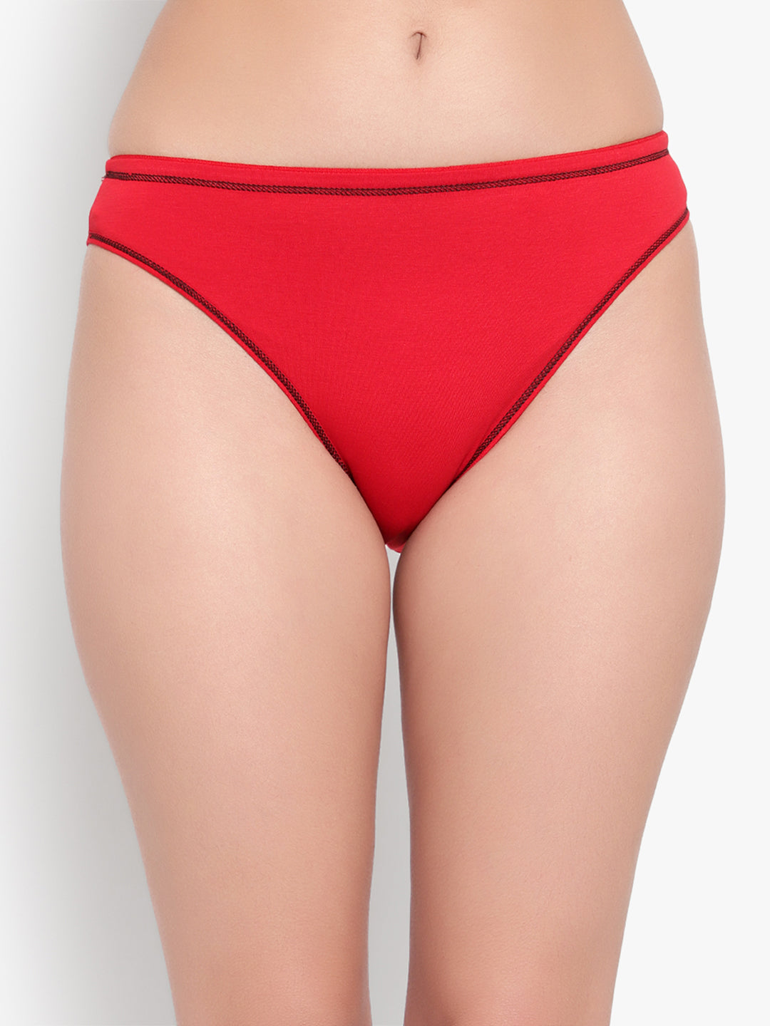 Red Women panty - No Ride Up