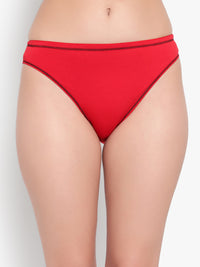 Red Women panty - No Ride Up