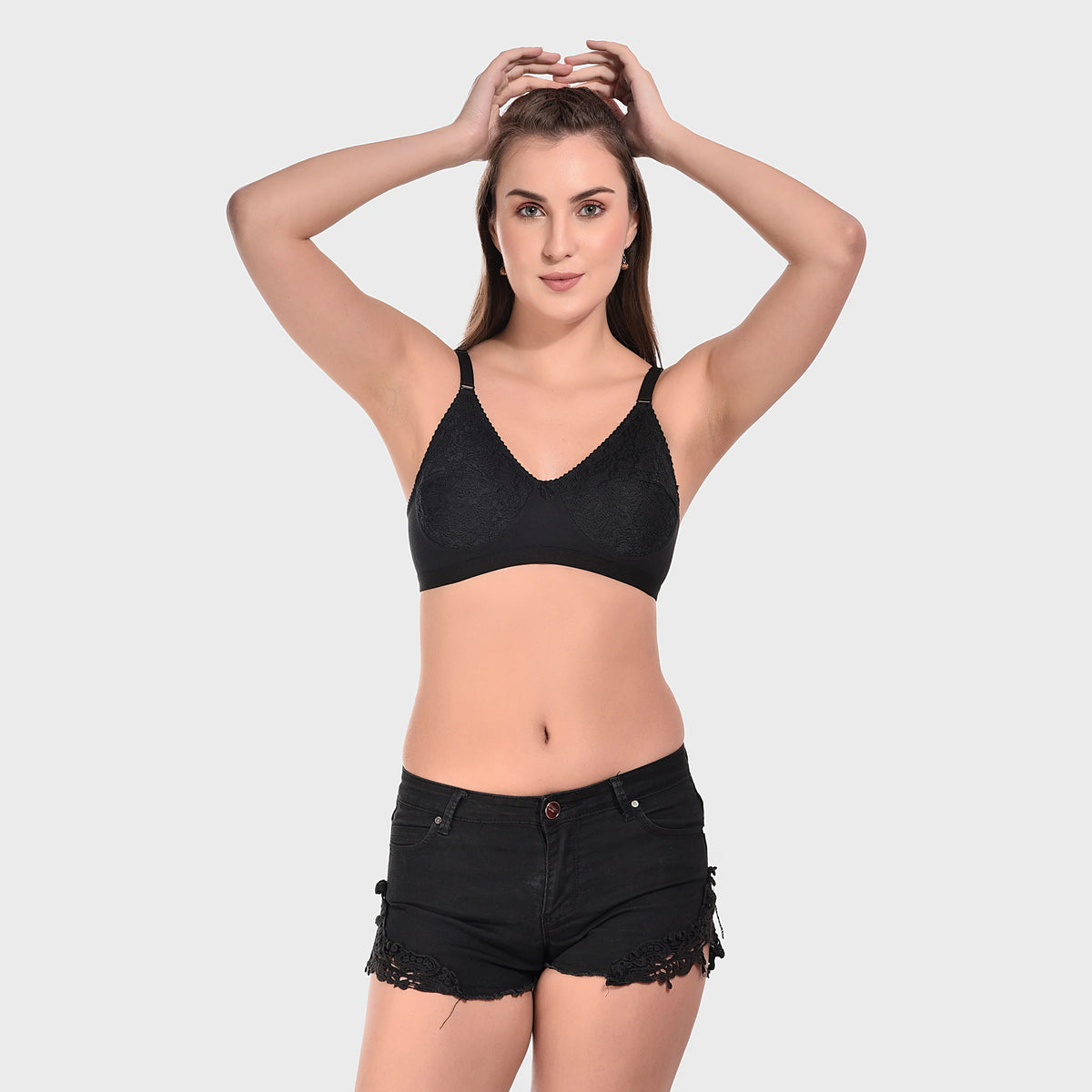 Non-Padded Wirefree Full Coverage Super Contouring M-Frame Full Support Bra